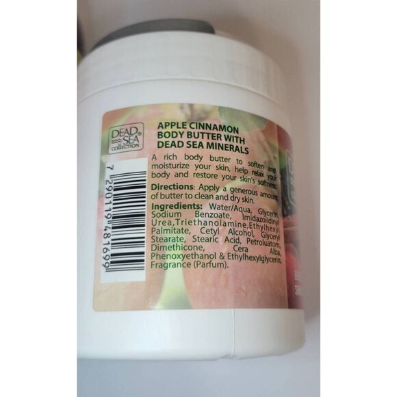 Dead Sea Collection Refresh & Nourish 16.9 Oz Apple Cinnamon Mineral Body Butter - Picture 4 of 5